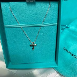 Tiffany & Co sterling cross pendant